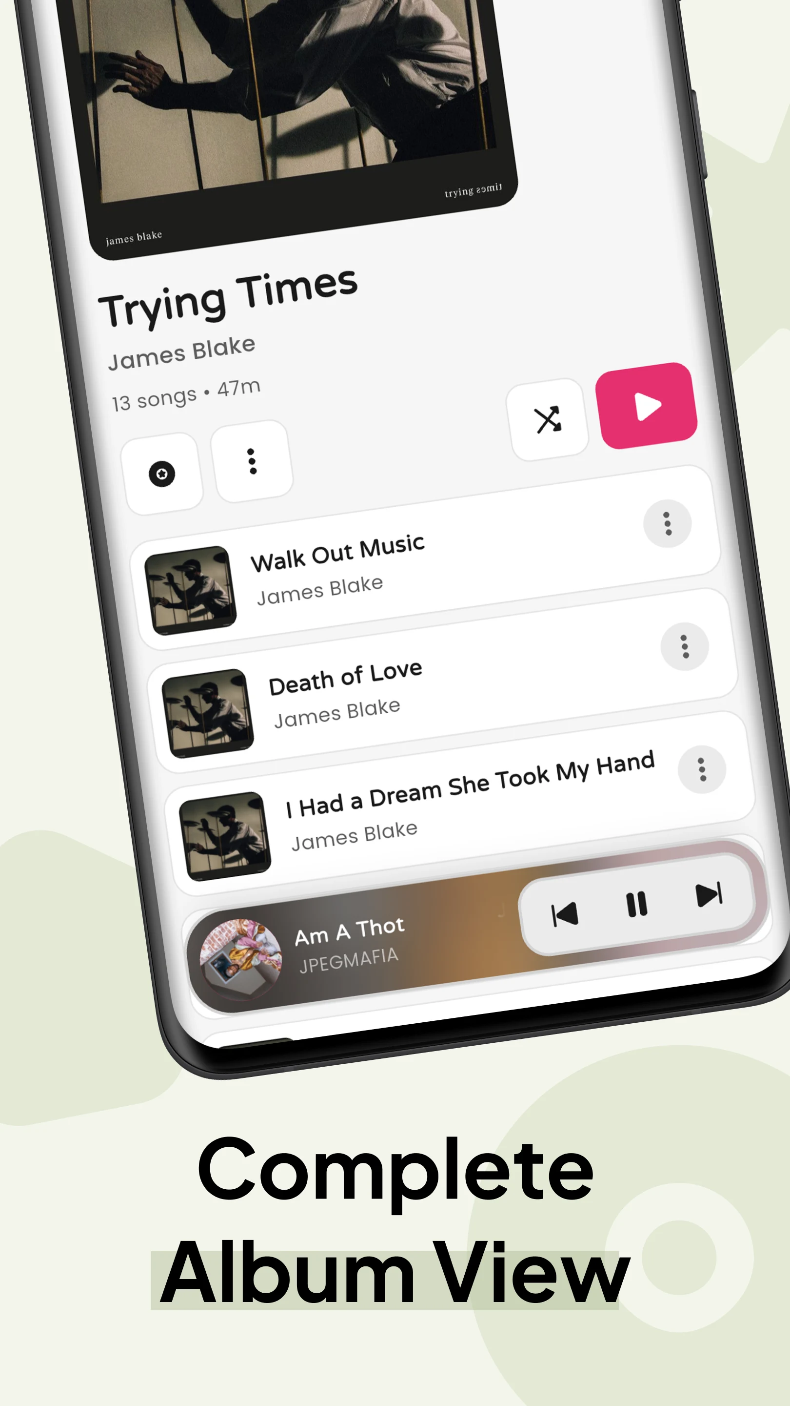 Sono: Local Music Player screenshot